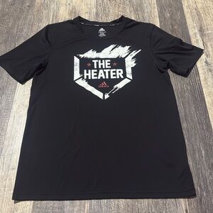 Adidas Boys Climalite The Heater T-Shirt Short Sleeve Sports Size Youth XL